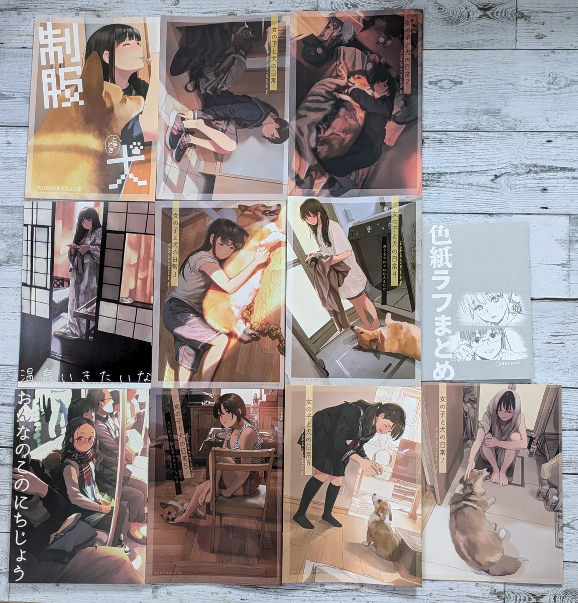 C104の新刊サイン本+おまけ本のセットと福袋(手持ちのイラスト集全部まとめ)をBOOTHに用意しました。 8月21日までの予定です。  新刊セット https://moritika.booth.pm/items/6003154  福袋 