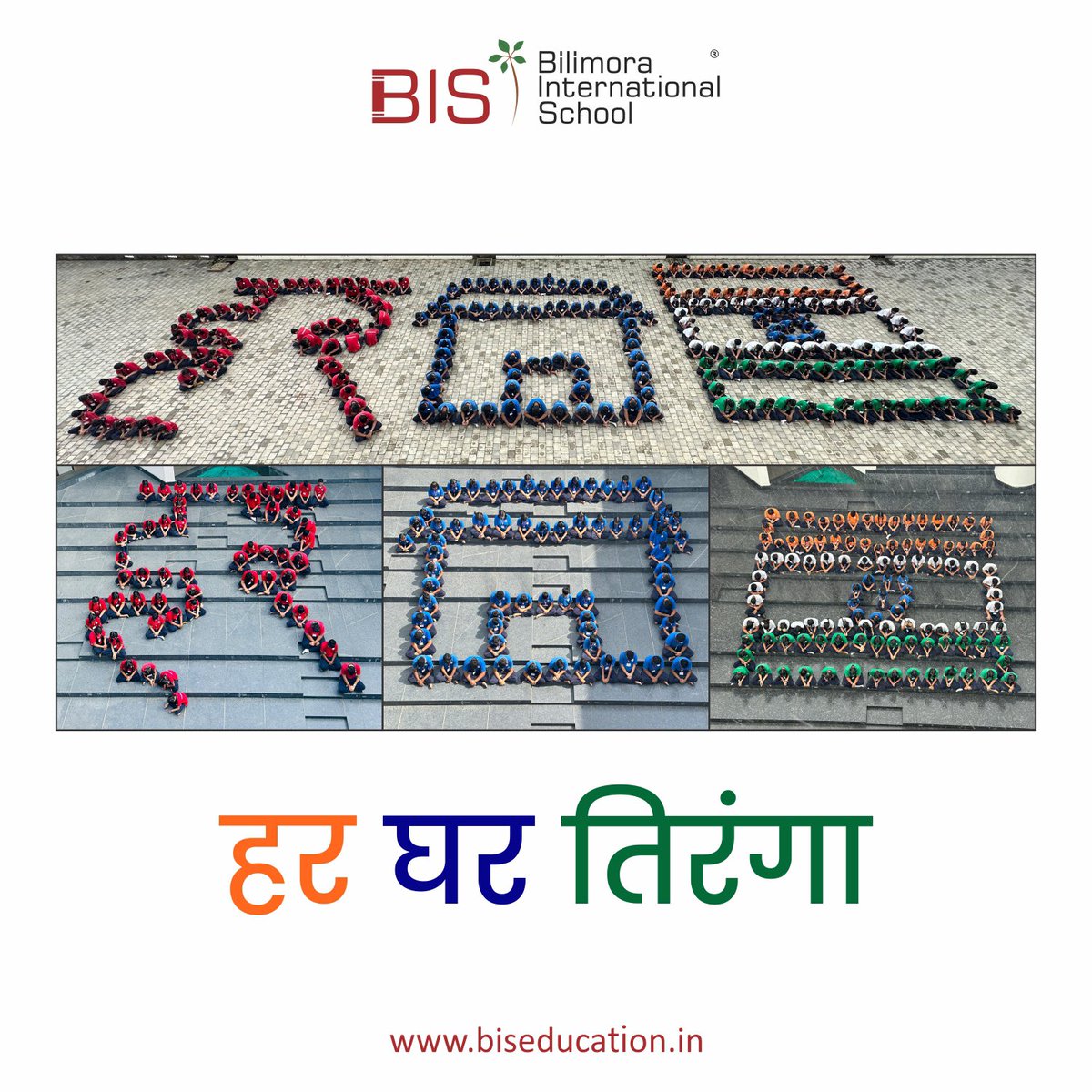 BilimoraP's tweet photo. Let's celebrate this 15th august with the patriotism and enthusiasm through falg of Tirana on each n every house #HarGharTiranga @CollectorNav @DdoNavsari @InfoNavsariGoG https://t.co/bBrgeUKhsP
