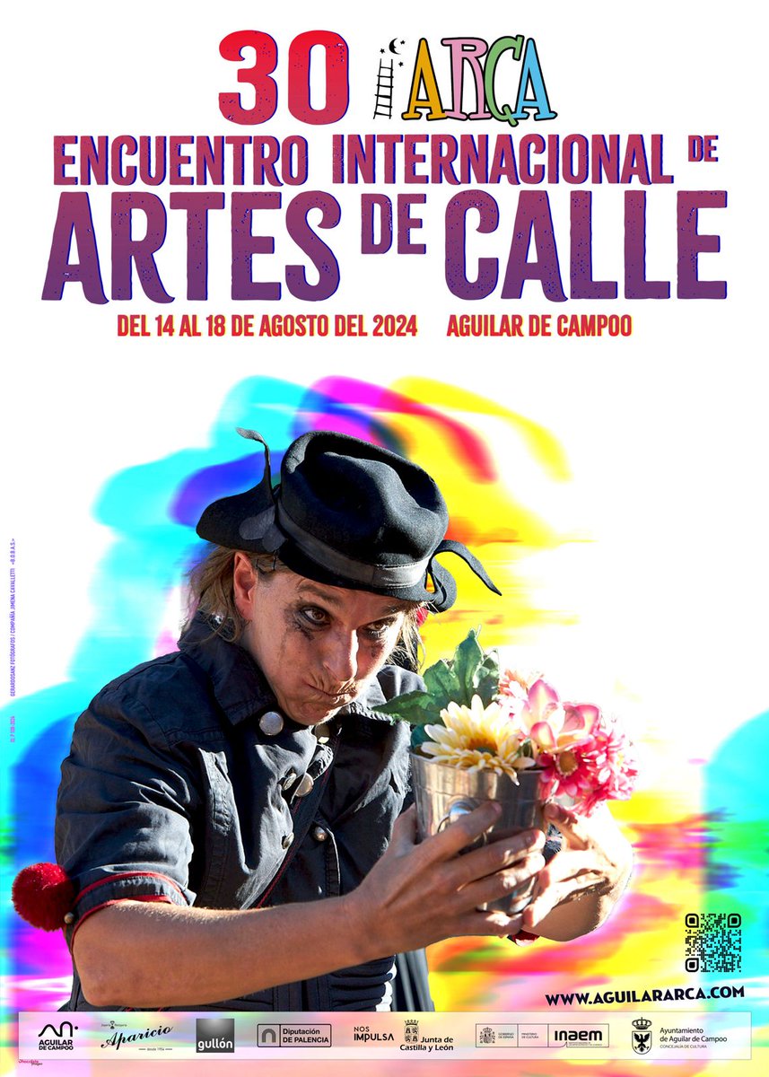 Este año se celebra el 30 Encuentro Internacional de Artes de Calle de Aguilar de Campoo, ARCA, del 14 al 18 de agosto, contando con una programación de 24 actuaciones de circo, teatro y danza <a href="/Ayto_Aguilar/">Ayuntamiento de Aguilar de Campoo</a> #Palencia.

tinyurl.com/3xskws7n