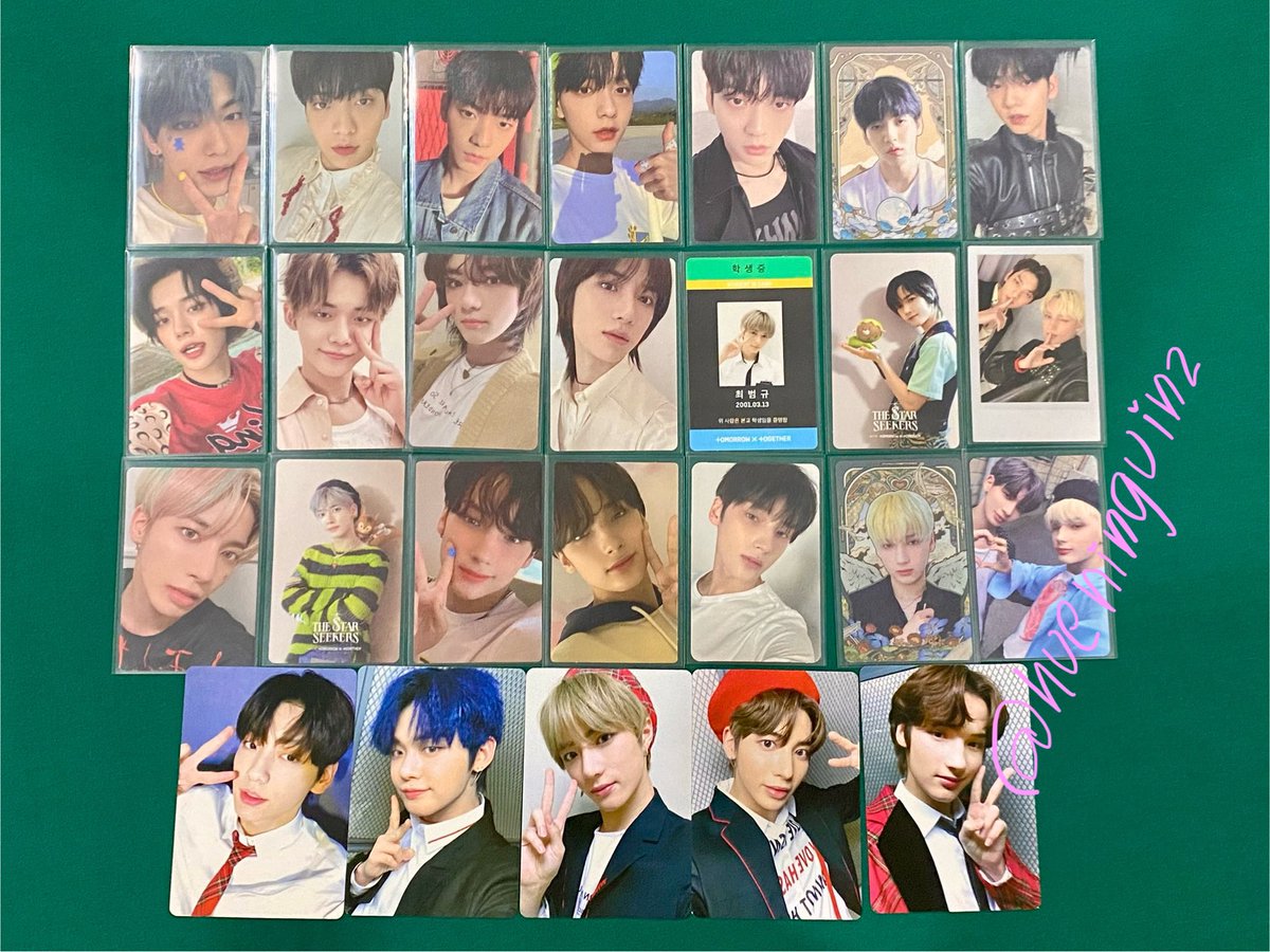 ⭐️ wts lfb txt ph ⭐️

quitting sale set
- all pcs mint condi (except for soobin ls pc)
- all albums incomplete inclus

₱5,500 for whole set (nego)

mop: gcash | mod: jnt or sdd

dm/reply mine 🫶 

🔖 yeonjun beomgyu taehyun hueningkai tcc minisode cb jp freeze m2tc pob ld con