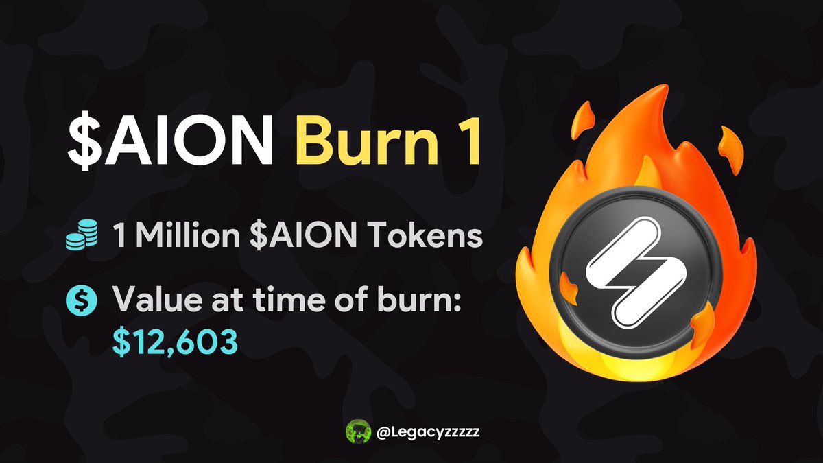 $AION token streamlines rewards for some projects under the AION umbrella. 

In addition to this, the mechanics are pretty interesting by being backed by real revenue, strategic burns and token tax. 

Join the $AION fam.