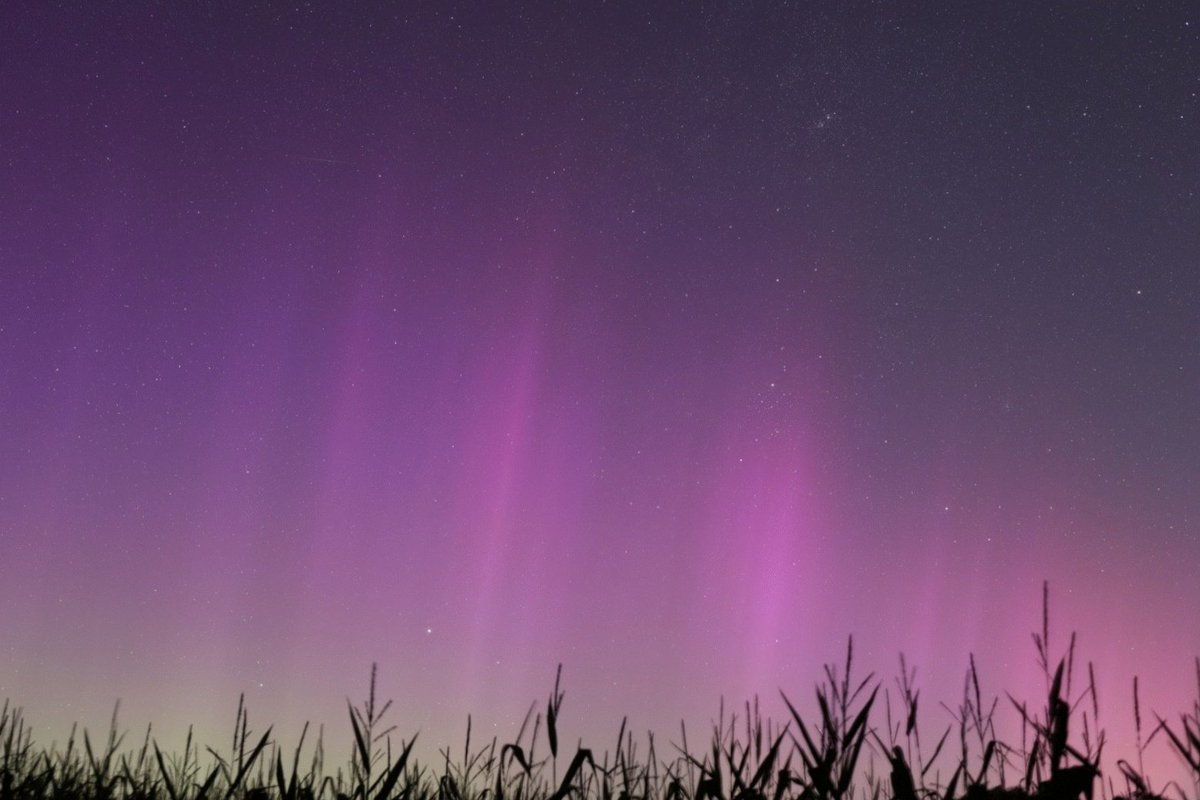 KerstenDc's tweet photo. @spacewxwatch @capitalweather northern Germany last night https://t.co/knrVY9C8ds