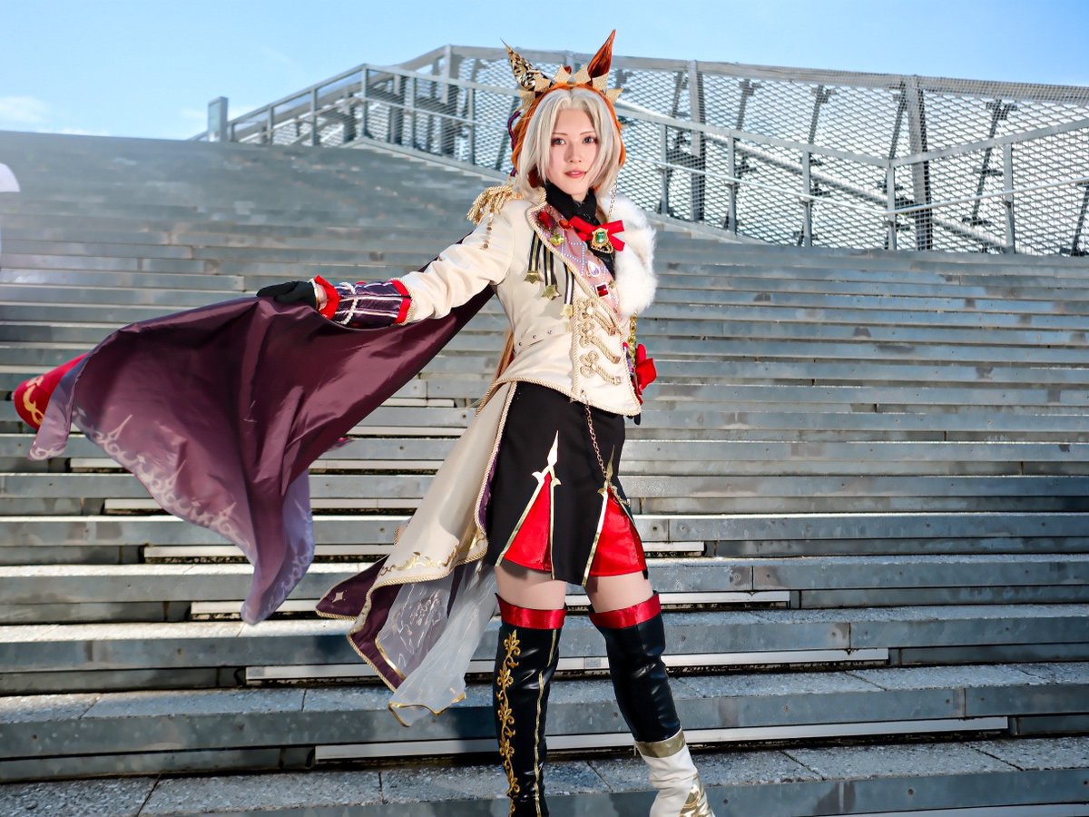 コスプレ #cosplay ウマ娘🐎 オルフェーヴル👑勝負服 三冠は元より我が
