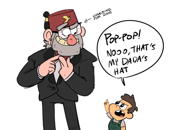 Nooo Pop-Pop

#GravityFalls #StanleyPines #BabyRamirez #OC #fanart 