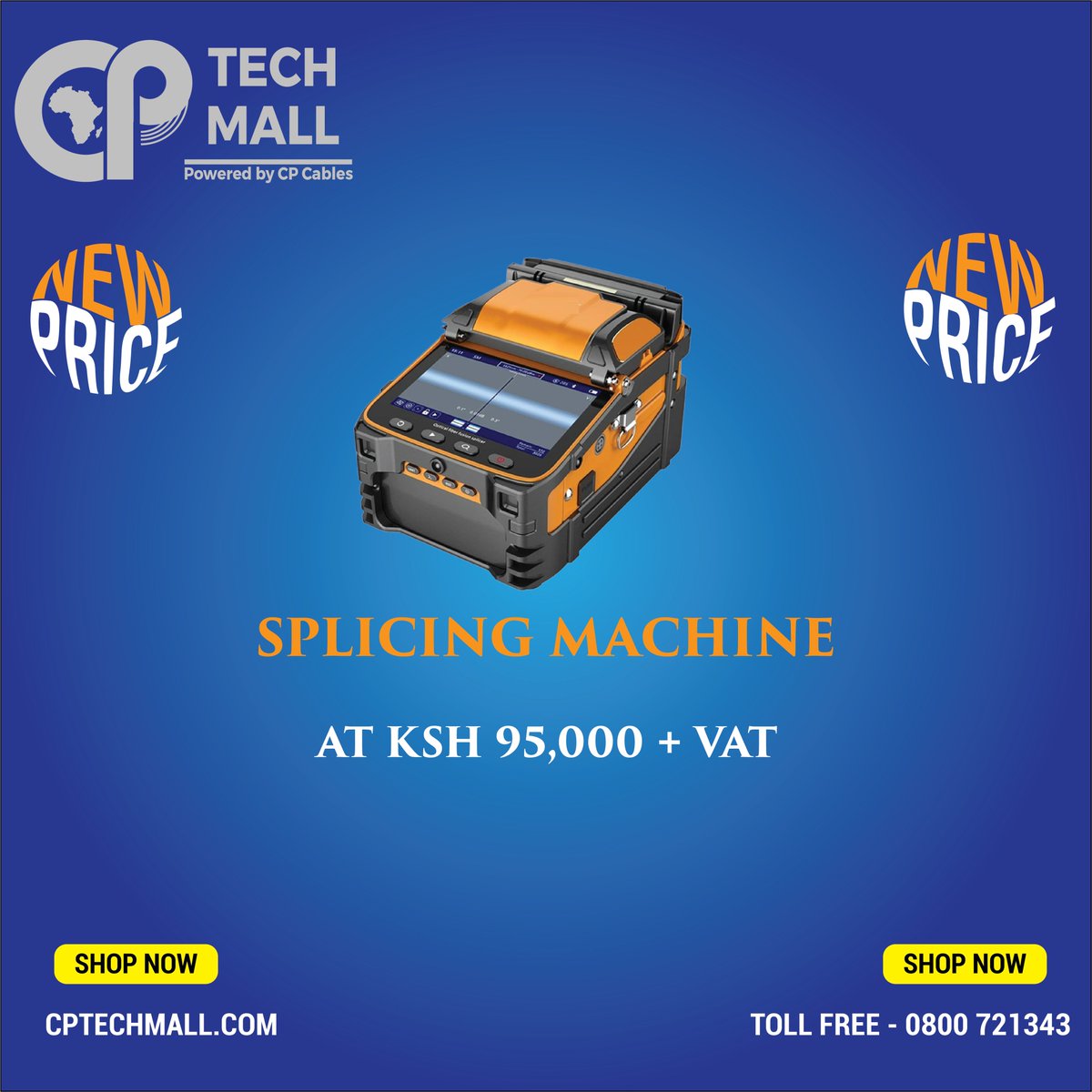cptechmall's tweet image. Enhance fiber optic splicing with our top-quality machines at CP Tech Mall, near Panari Hotel, Nairobi. Call 0800 721 343 for details. #SplicingMachine #FiberOptic #TechSolutions