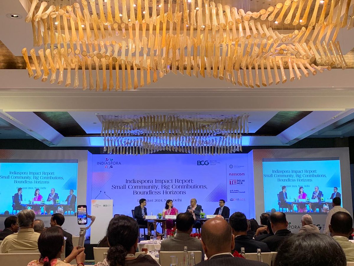 TiEDelhi's tweet image. #PartnerEvent : Glimpses of the Exclusive India Launch of the @IndiasporaForum - @BCG  Report today in New Delhi. This is first-ever data-driven report, showcasing the contributions of the Indian diaspora in the US.

The event featured @USAmbIndia Ambassador of USA to India, as…