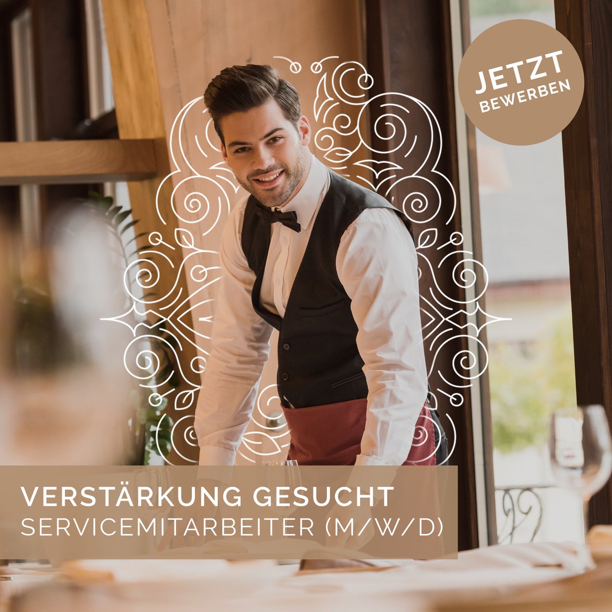 Starte Deine Karriere bei uns! 🙌

Wir suchen engagierte Servicemitarbeiter (m/w/d) für unser Hotel und Restaurant in einem historischen Villengebäude.💪

Bewirb Dich in nur 2 MINUTEN über folgenden Link und werde Teil unseres TEAMS! 😊
bewerbung.villa-hammerschmiede.de/servicemitarbe…

#job #karriere