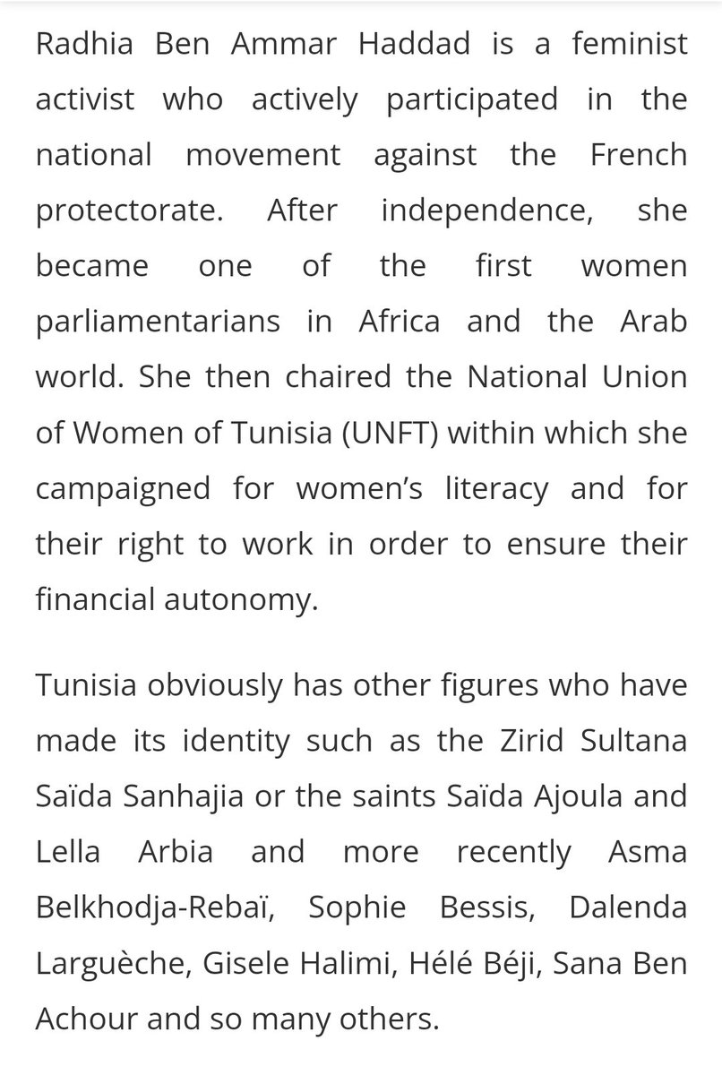 Dalyoffic's tweet photo. On 13 August 1956, #Tunisia 🇹🇳 promulgated the "Code of Personal Status" which represented a milestone of Women's Rights.
It outlaws polygamy &amp; gives women equal rights around decisions of marriage, divorce &amp; child custody
#TunisianNationalWomensDay 
كل عام والمرأة التونسية بخير https://t.co/lzwTBxLzMJ