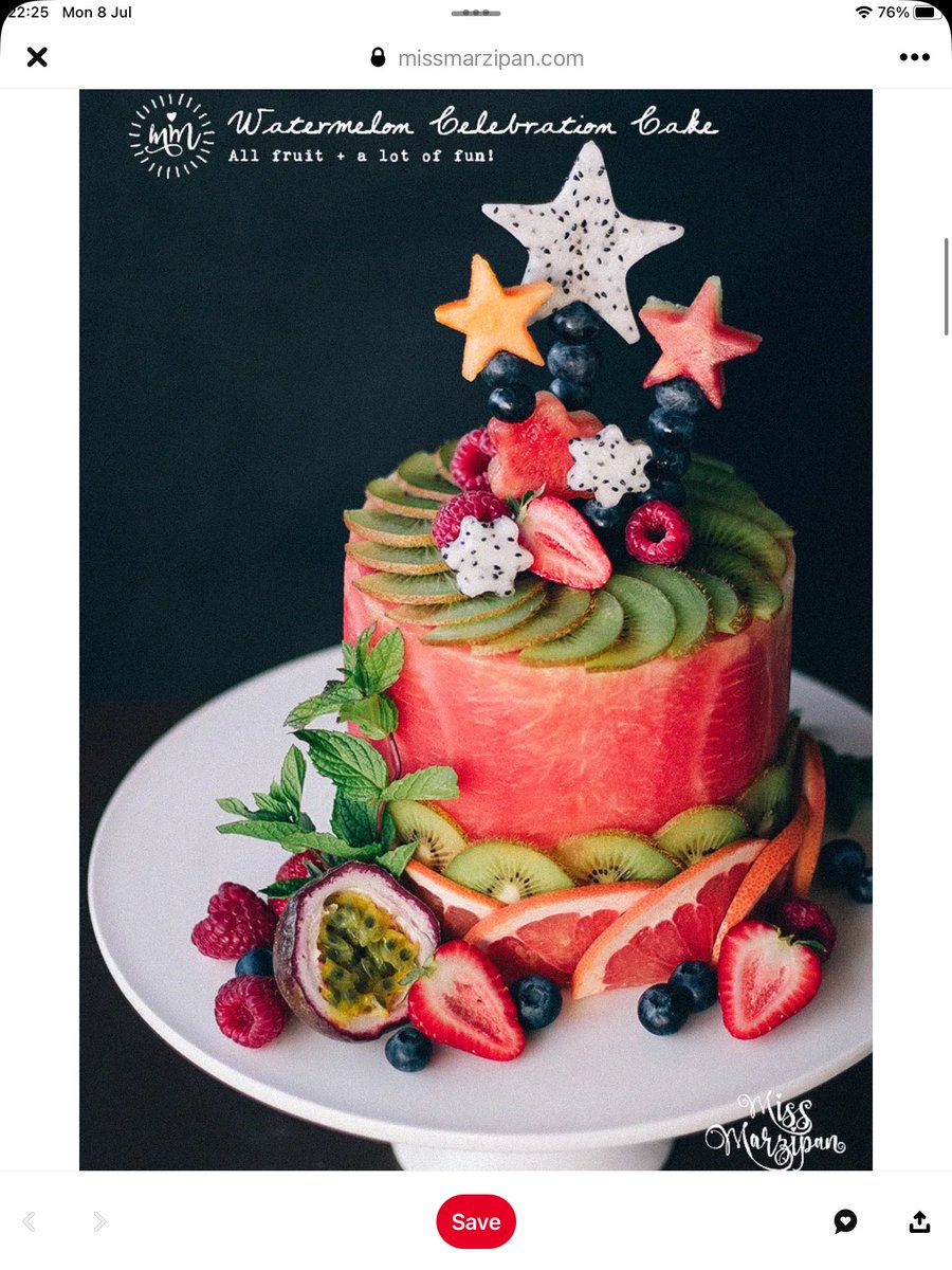 tweetervadi's tweet photo. @GabbbarSingh We started a tradition of fruit cakes…only fruits no cream…in our family….like this one…. https://t.co/SjXEaQA4H6
