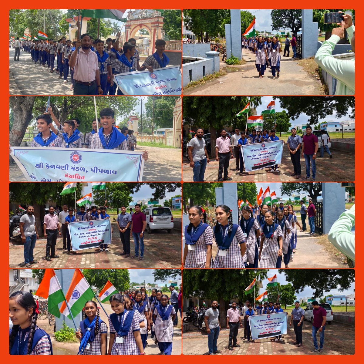 પીપળાવ ગામે તિરંગા યાત્રા