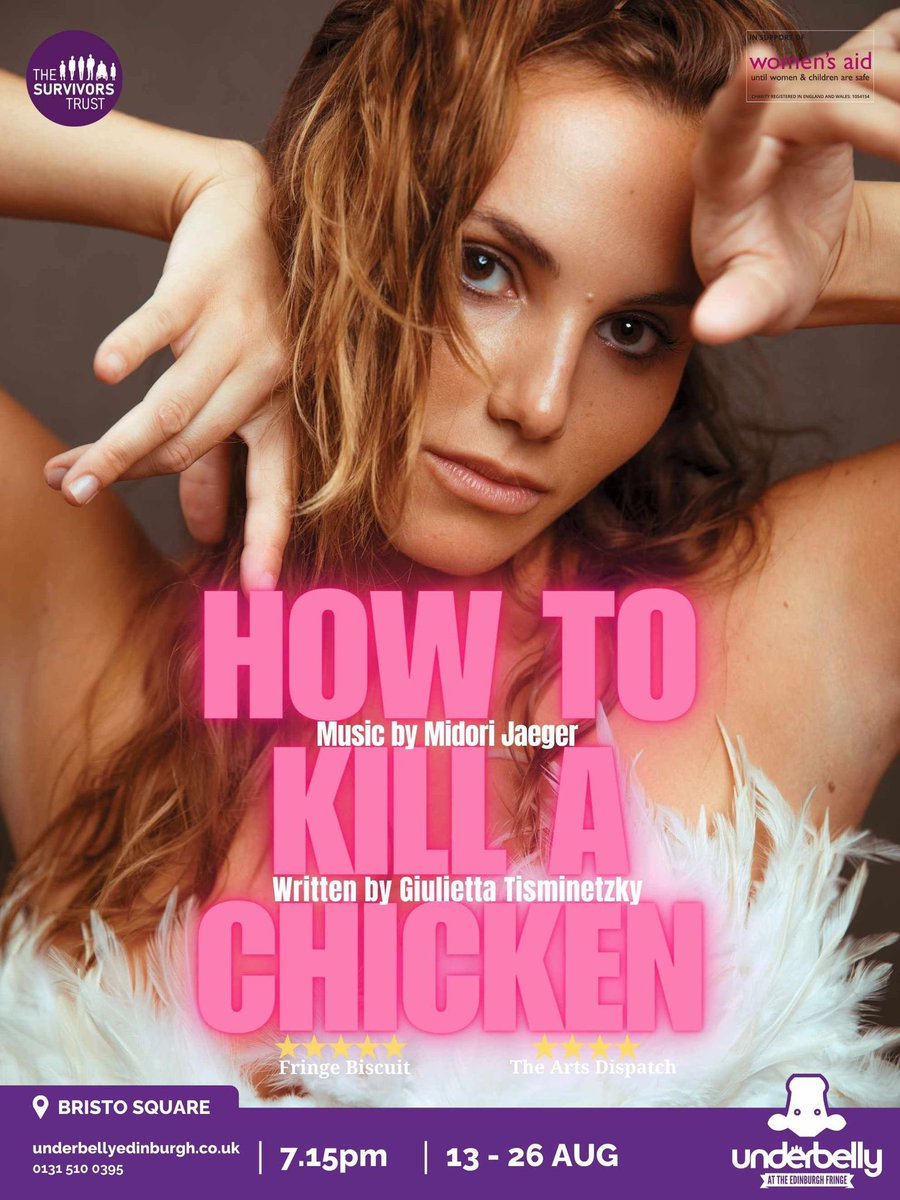 Ella Rowdon (@wasptheshow) on Twitter photo I have worked as Dramaturg and AD on this beautiful show <a href="/H2KILLACHICKEN/">How To Kill a Chicken The Play</a>
Written&Performed by Gigi Tisminetsky
Directed by <a href="/laurenlmoore_/">Lauren Lambert Moore</a>
Live music by an incredible cellist Midori Jäger
OPENING NIGHT TONIGHT ! ⭐️⭐️⭐️⭐️⭐️ I have worked as Dramaturg and AD on this beautiful show <a href="/H2KILLACHICKEN/">How To Kill a Chicken The Play</a>
Written&Performed by Gigi Tisminetsky
Directed by <a href="/laurenlmoore_/">Lauren Lambert Moore</a>
Live music by an incredible cellist Midori Jäger
OPENING NIGHT TONIGHT ! ⭐️⭐️⭐️⭐️⭐️