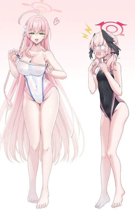 競泳水着来てもらいたかった絵ハナコハ 