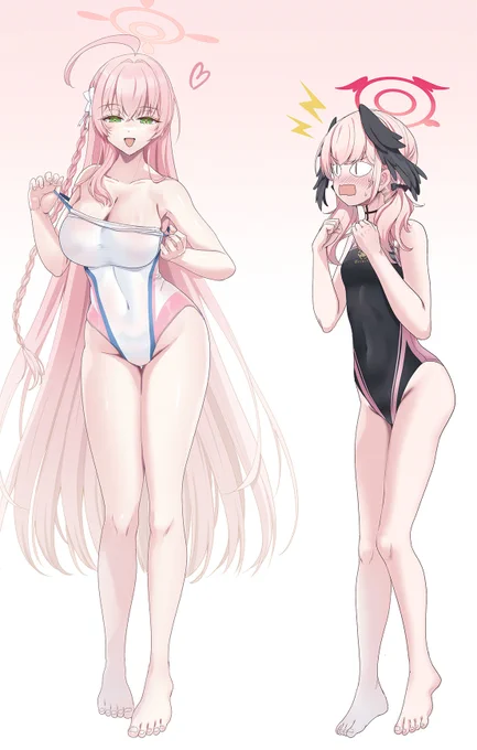 競泳水着来てもらいたかった絵ハナコハ 