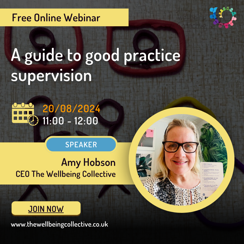 One week to go! Sign up today.

Click the link to join: events.teams.microsoft.com/event/88b05fc9…

If you are interested in learning more about having TWBC provide supervision sessions for you, contact the team via info@thewellbeingcollective.co.uk