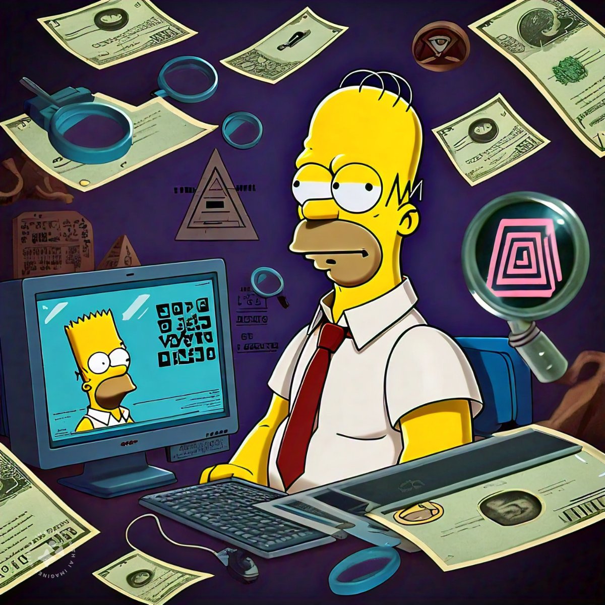 DigitalConToken's tweet photo. 🕵️‍♂️💻 Unleash the fun with #DigitalConspiracyToken! Perfect for tech enthusiasts and conspiracy fans, this token dives into hilarious mysteries and digital wonders. Join the adventure! 💻👀 #TechMysteries #ConspiracyFun #DigitalAdventure @TheSimpsons 
https://t.co/VObhq8eosn https://t.co/7CcsdfJ9he