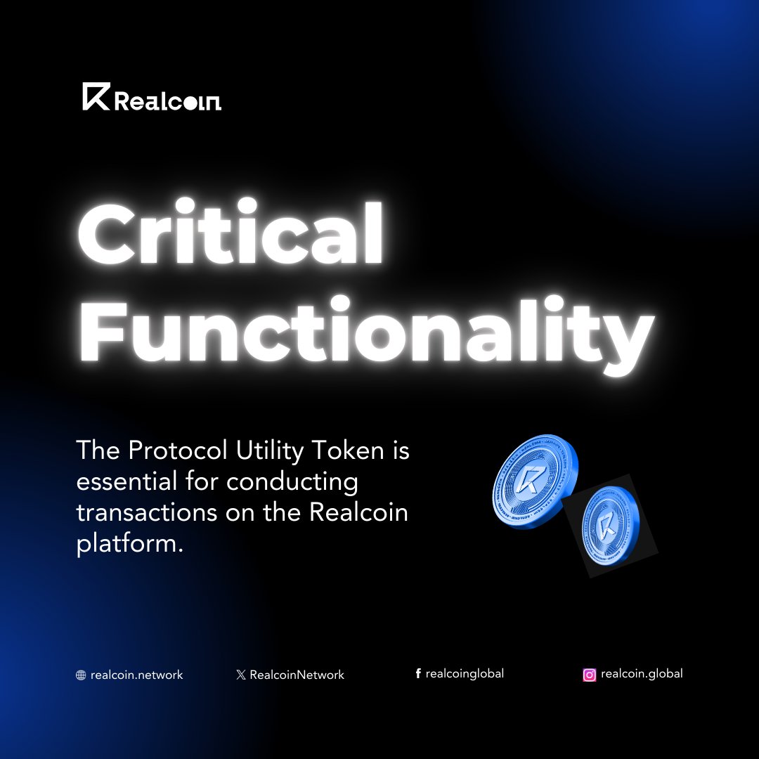 RealcoinNetwork's tweet photo. 📷 What if with a token, you can be at the heart of a groundbreaking protocol that disrupts the whole real estate investment industry?

📷 Realcoin Global’s Protocol Utility Token is your ticket to doing just that.
#Realcoin #RCT #RWA #RWP https://t.co/taBu3A2kyQ