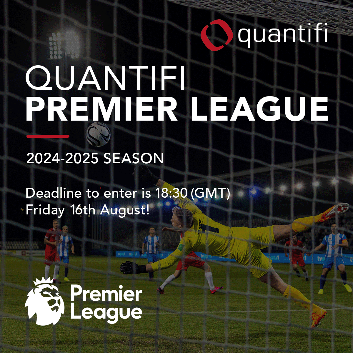 Quantifi's tweet photo. Do you have what it takes to be manager of the season in the Quantifi Premier League? Assemble your team and click the link below to join our league. We look forward to playing against you this season! https://t.co/XAfEzvRoZ2 https://t.co/pfdRsrFVCR