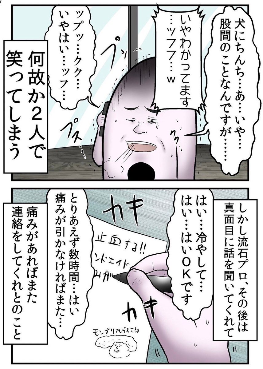 犬にチンチン噛まれて病院で大恥をかいた話 3/9 