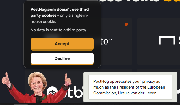 Made my day 😅 <a href="/posthog/">PostHog</a> #GDPR