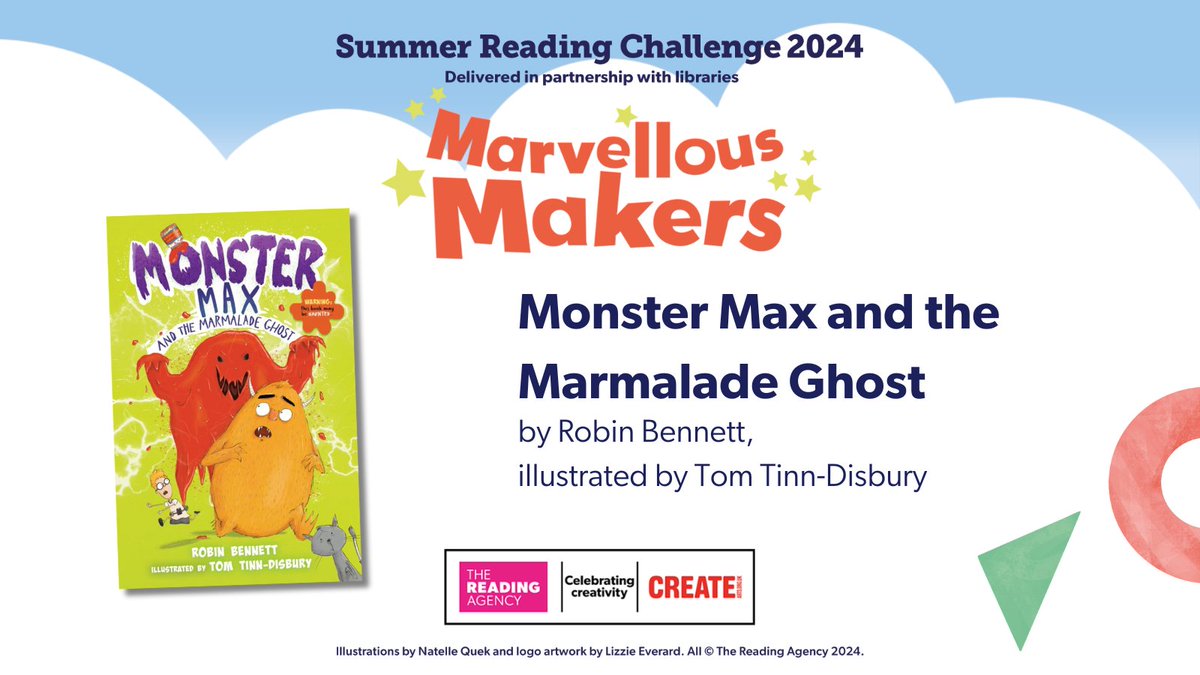 FireflyPress's tweet photo. #MonsterMax and the Marmalade Ghost by @writer_robin &amp; Tom Tinn-Disbury is on this year’s #SummerReadingChallenge book list!⁠
⁠
Max is an ordinary boy, except he can turn into a monster when he burps... time to Protect and Do Good Stuff!

@readingagency
https://t.co/q57puEWund https://t.co/qmGoTn7s7q