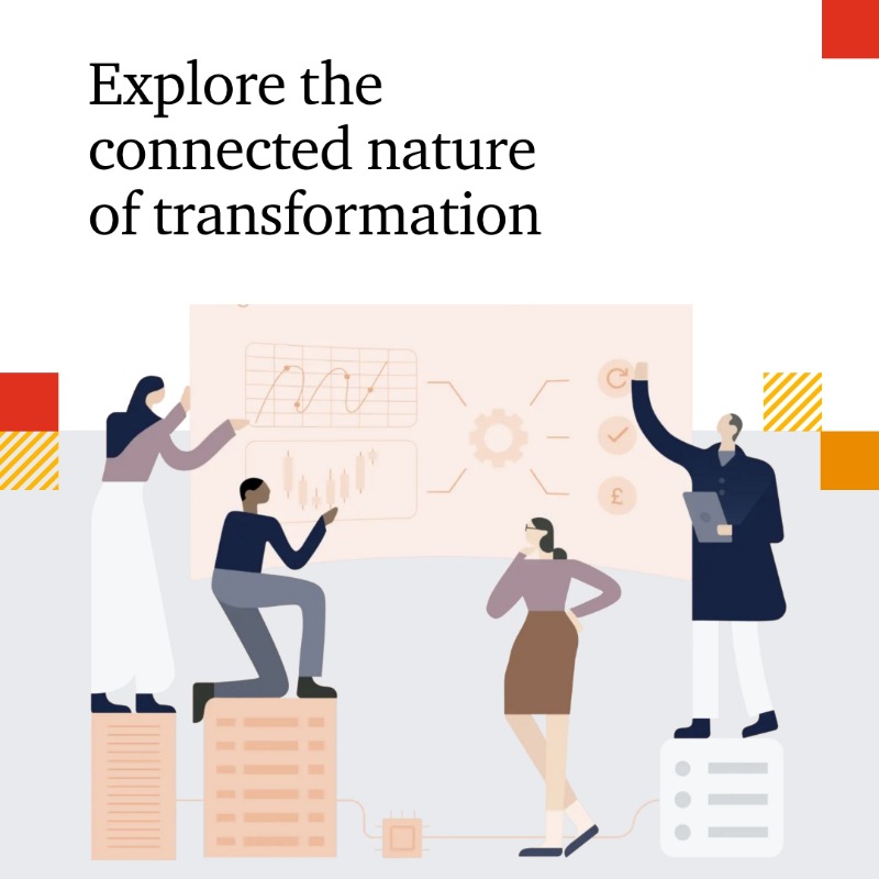 PwC_UK's tweet photo. What makes a transformation strategy successful? A unified approach! 🤝

Explore how enterprise-wide transformation can embed the resilience and agility to change in our editorial. https://t.co/HhN7JRqN7r

#BeTransformative #HumanLedTechPowered #Transformation @ft_content