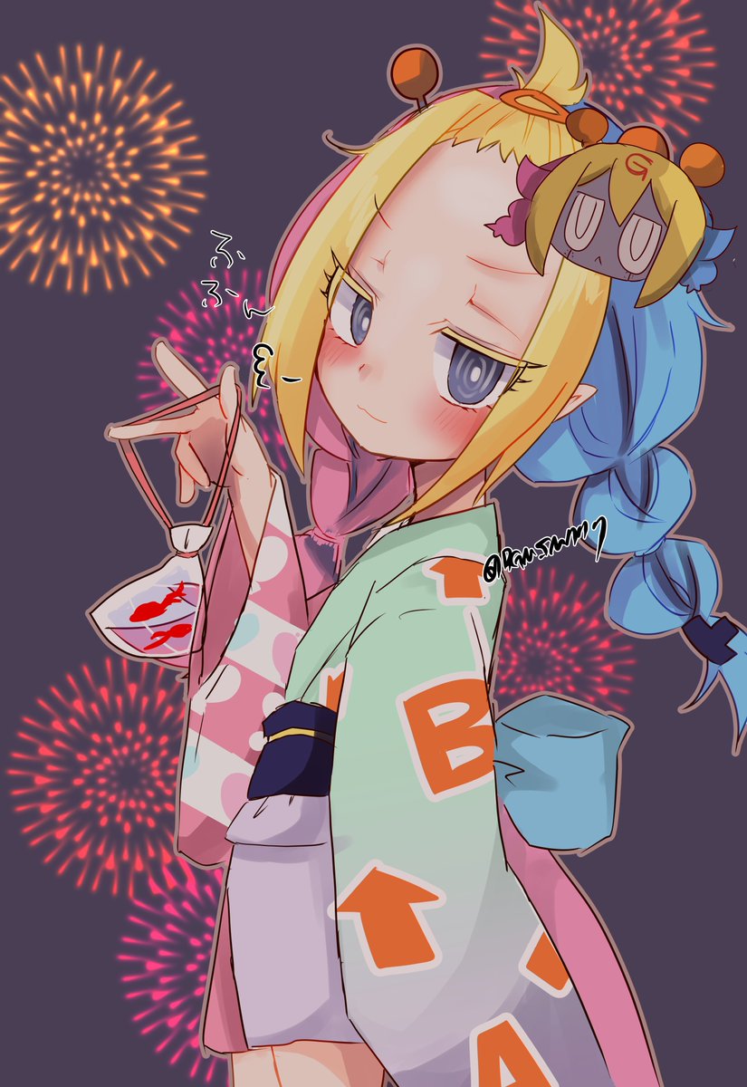 トイトイ 浴衣 金魚掬い 花火 ドヤ顔 無料 