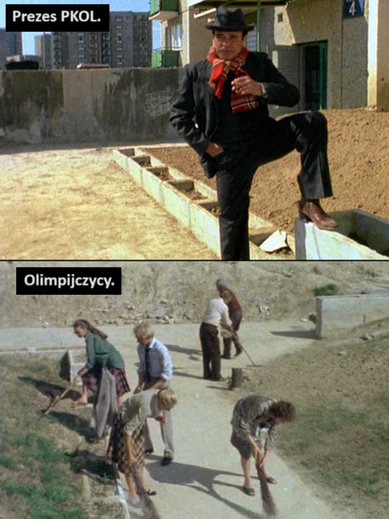 Alternatywy 4, reż. Stanisław Bareja.