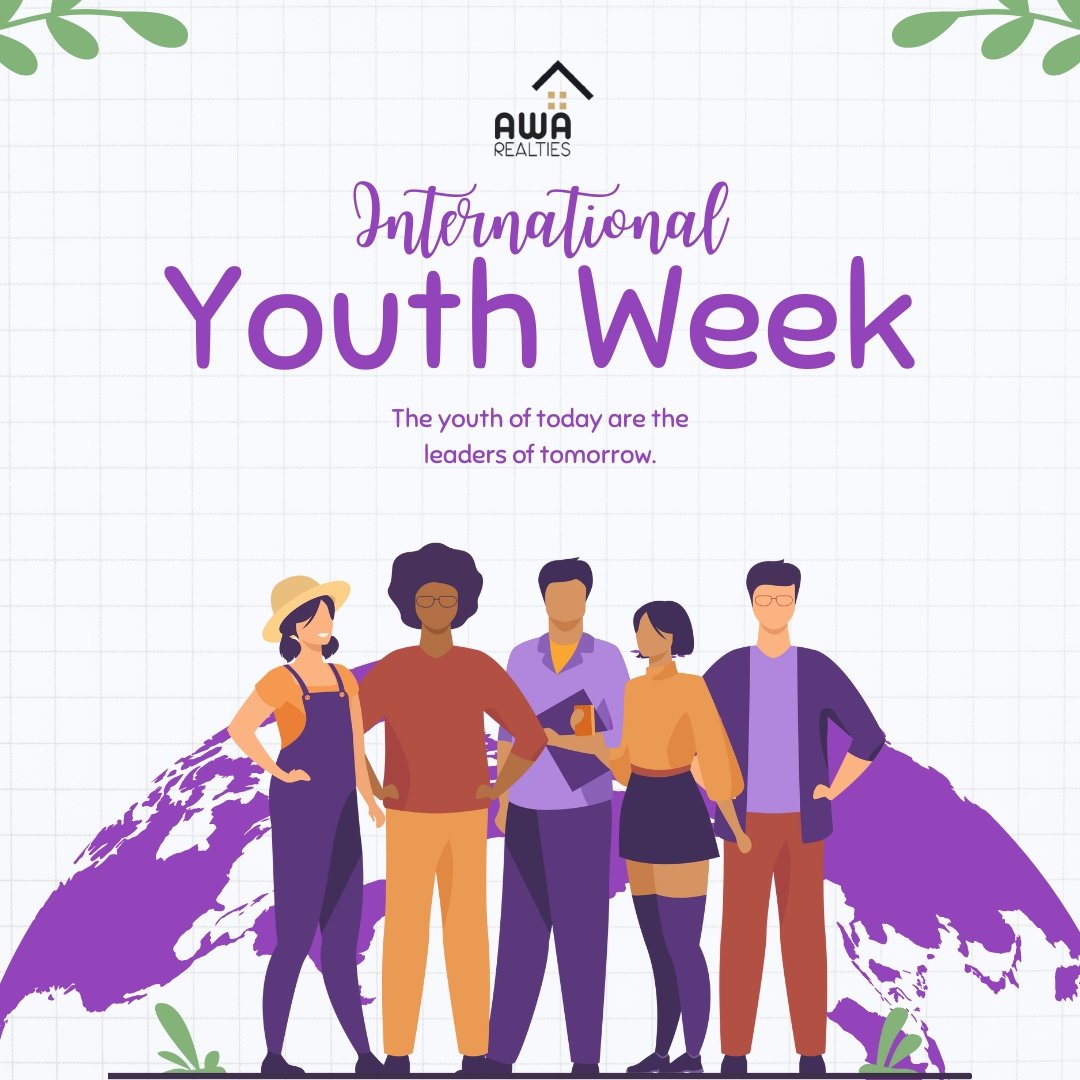 AwaRealties's tweet photo. Every great accomplishment starts with a youthful dream. 

This is the international youth week, and we celebrate the young at heart striving to do more and better, the leaders of tomorrow.

#youth #leaders #tomorrow #kwarailorinrealestate #explore https://t.co/S049Tcahx6