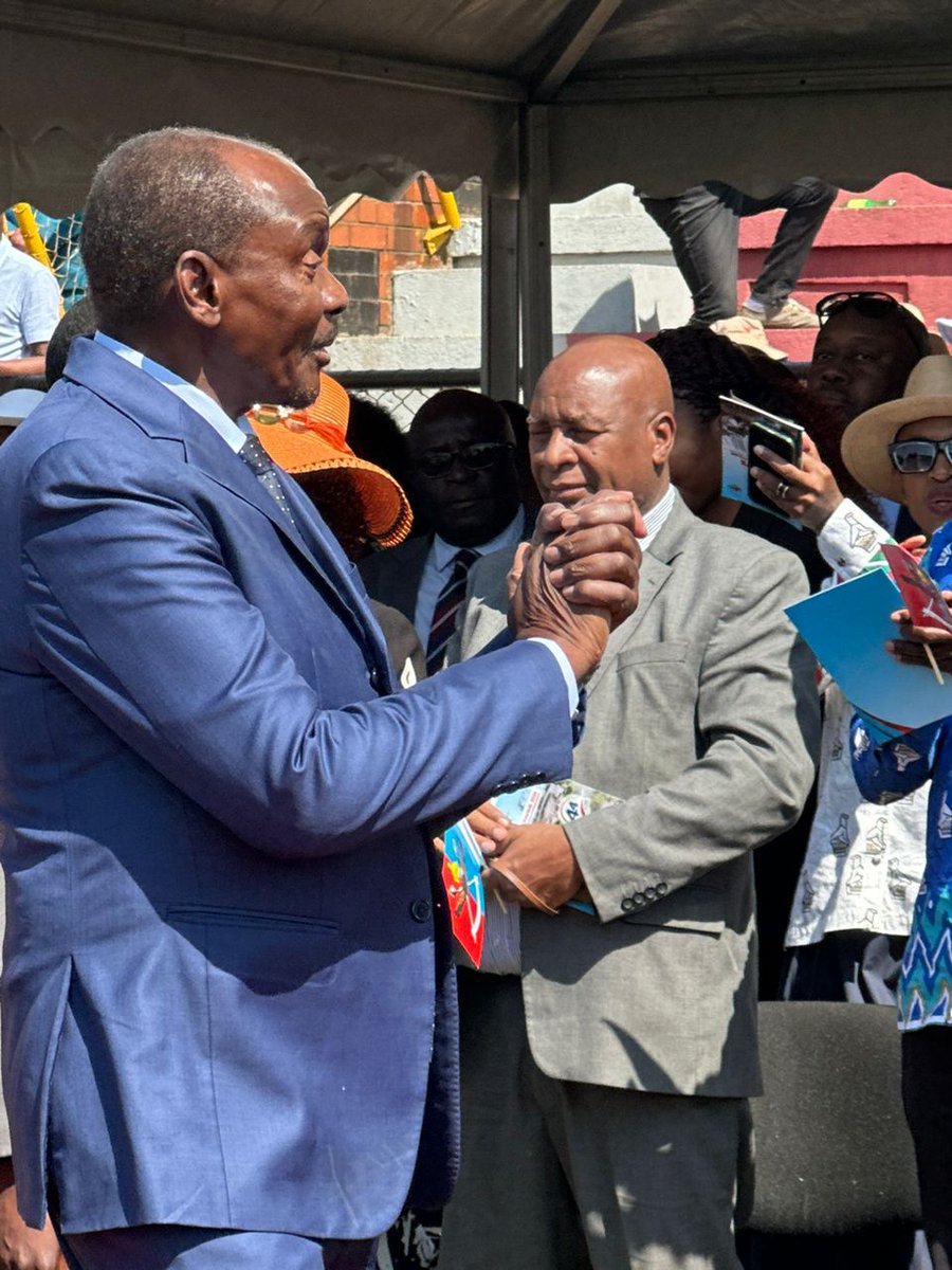 TendayiZinyama's tweet image. Arrival of Vice President and Second Secretary of the ruling ZANU PF Party  Col (Rtd) KCD Mohadi
#DefenceForcesDay2024