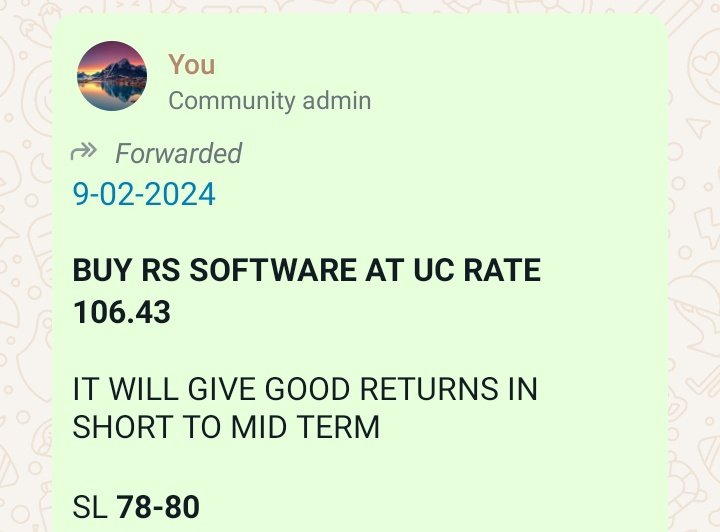 New72590636's tweet image. Given in paid group
#RSSOFTWARE at 106
Now 316

3xxx done ✅

🤗🤗🤗🤗🤗🤗