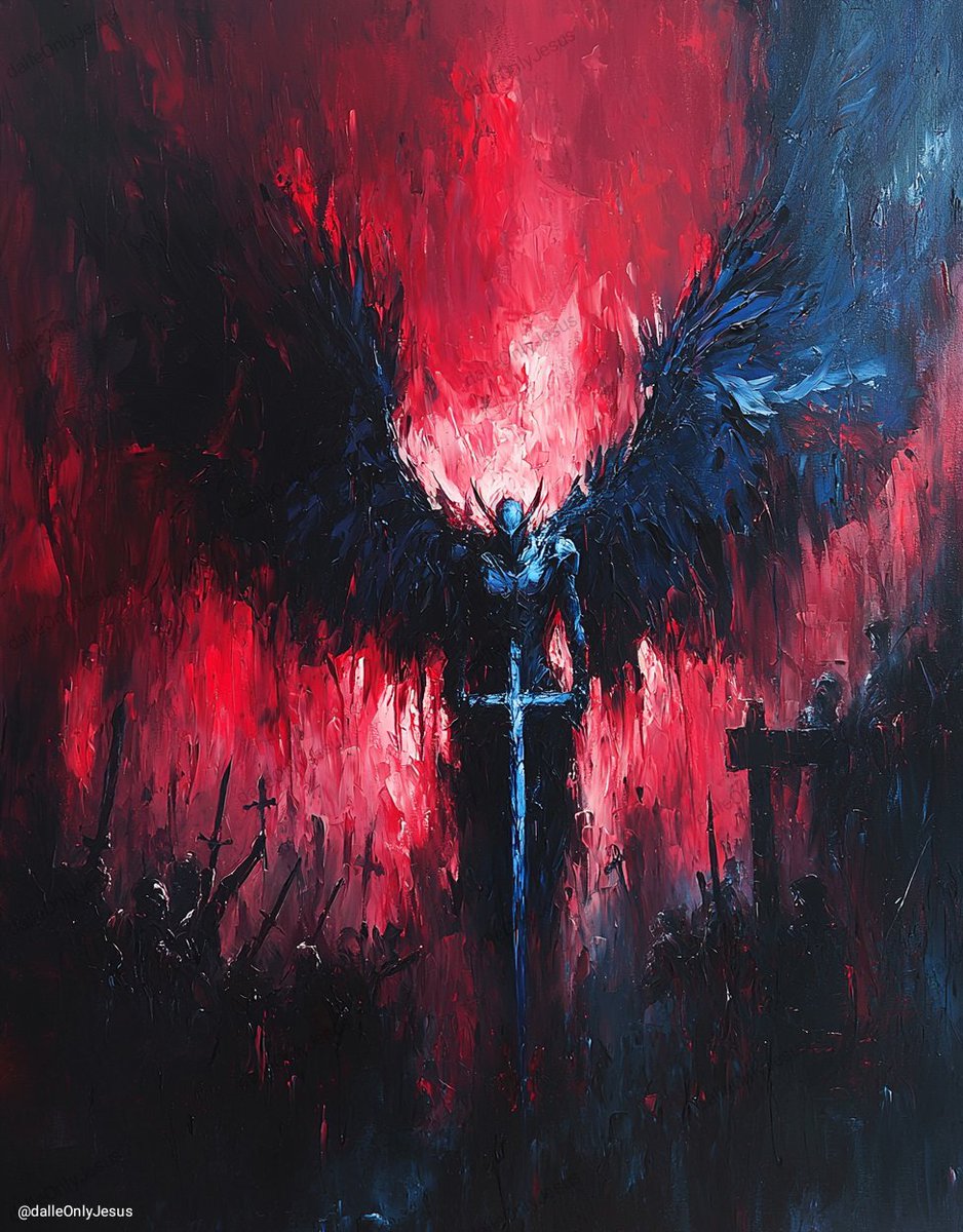 dalleOnlyJesus's tweet photo. Archangel of war https://t.co/8dSA7sFQ5Y