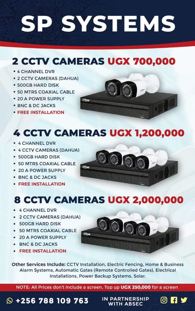 SPsystems2's tweet photo. @elonmusk We sell and install CCTV cameras, GPS tracking devices, electric/razor fences, access control systems, solar products.. 0788109763. https://t.co/iCoXClfNsL