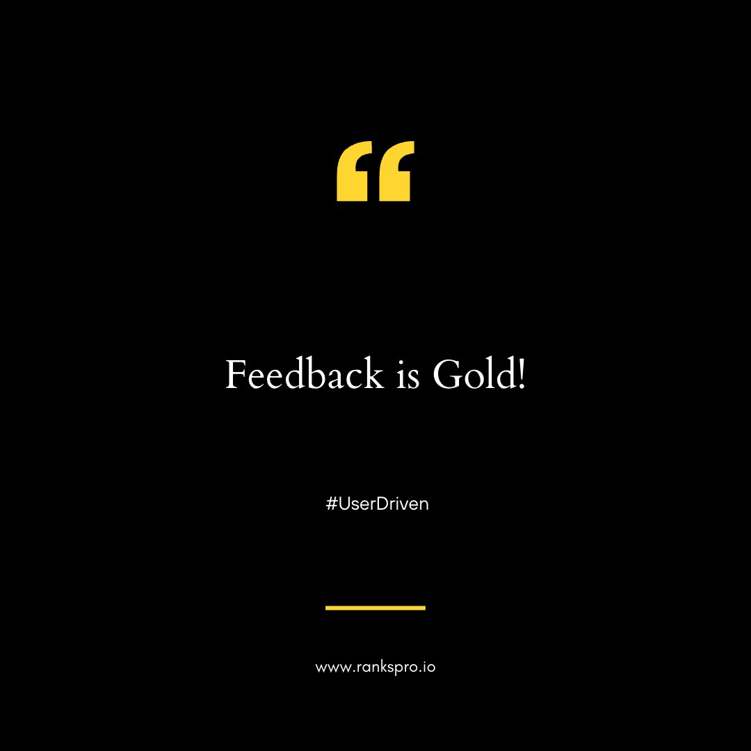 alekhverma's tweet image. Feedback is gold. Every suggestion, complaint, or compliment we received went straight to the top of our priority list. It’s how hubs.li/Q02L44k00 has grown into the product it is today—thanks to our incredible users. 🙏💬 

#SEO #UserDriven
