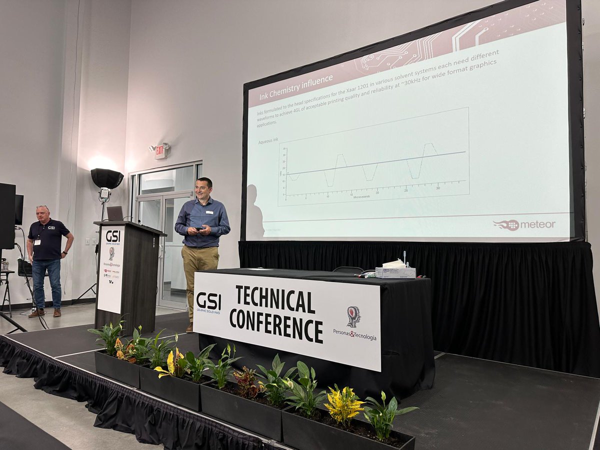 Last week at the People&amp;Technology - Graphic Solid Inks Inkjet Technical Conference, Matthew Pullen delivered a presentation on enhancing print quality and productivity through the use of waveform prediction, waveform development, and drop-watching technologies.