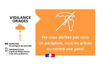 Prefet21_BFC's tweet image. #VigilanceOrange #orages🟠

@meteofrance place la #CotedOr en vigilance orange ce mardi 13 août dès 18h pour risque d'orages violents jusqu'au mercredi 14 août à 04h00.

👉 La préfecture invite chacun à rester vigilant et à adapter ses activités extérieures aux risques induits…