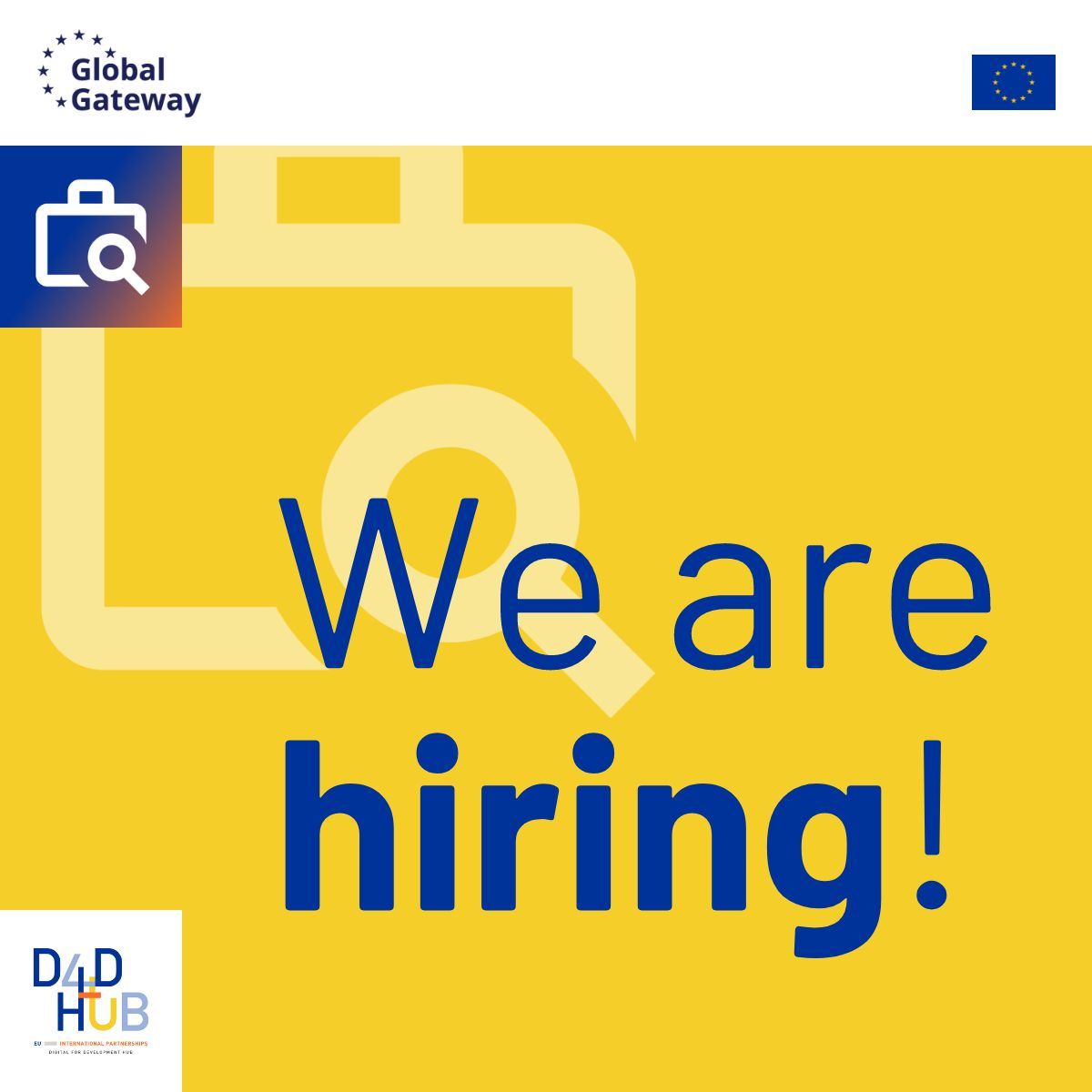 #Hiring: <a href="/Enabel_Belgium/">Enabel</a> is looking for a gender and digital expert to join the D4D Hub Secretariat 💼 
The selected candidate will be responsible for gender mainstreaming and facilitating the working groups on digital skills and gender and digital rights: buff.ly/3SGVB67