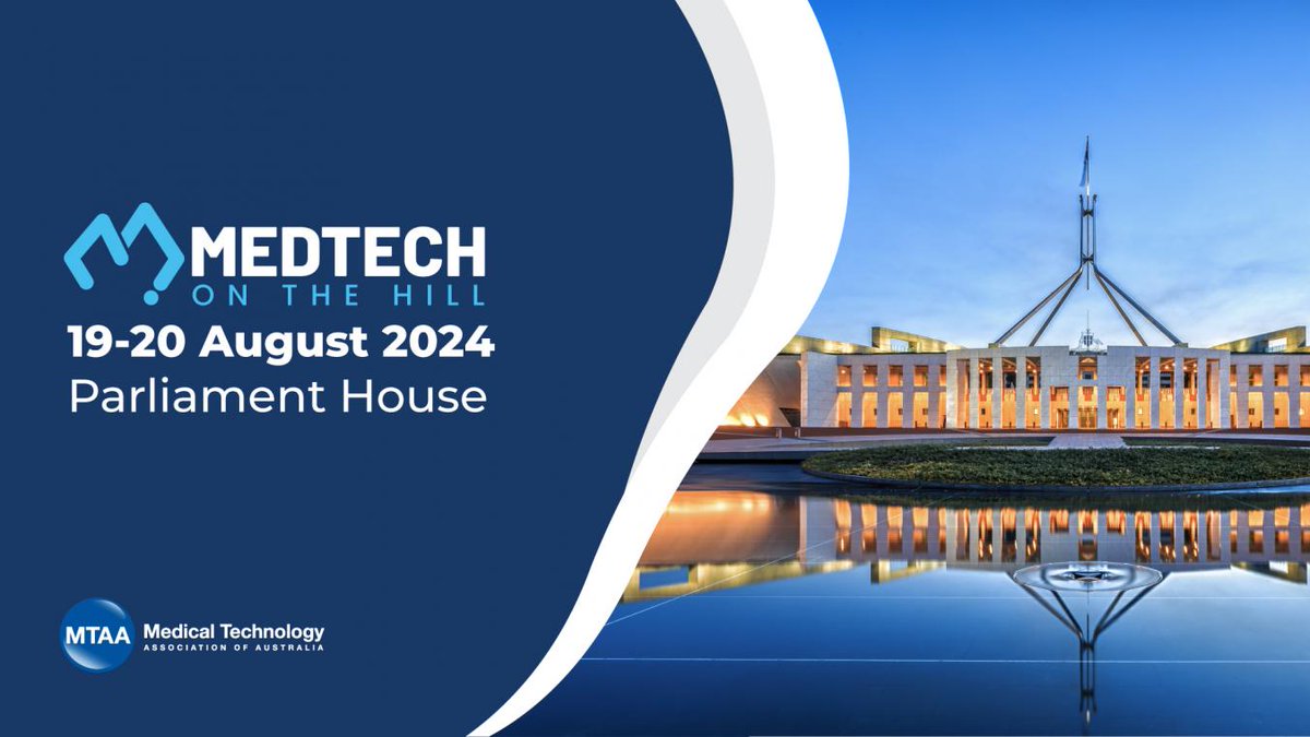 Looking forward to representing @JiffyStentTech at MedTech On the Hill, organised by <a href="/MedTechAus/">Medical Technology Association of Australia</a>  on the 19th and 20th of August! 

If you're attending, DM me in case you'd like to catch up at the event.

#MedTech #Urology #Healthcare