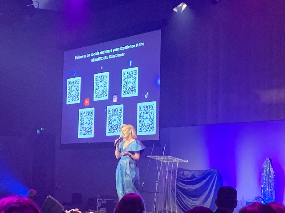 KCdigidoorways's tweet photo. So excited to be at #edutech2024 , especially with the amazing @TheClaireHooper mc’ing the gala dinner 😁. OK, the presentations and networking opportunities are also fantastic and energising 😊. https://t.co/5QuRYVkwO2