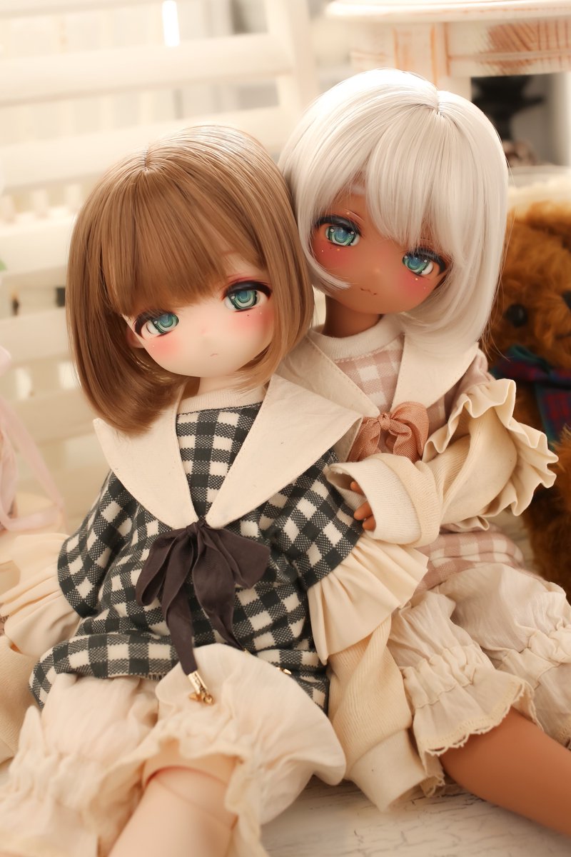 r_e_n_a_owo's tweet photo. クリームMOMOちゃんとチョコMOMOちゃん🐻‍❄️����

#KUMAKOちゃん https://t.co/7reSC5BmaM