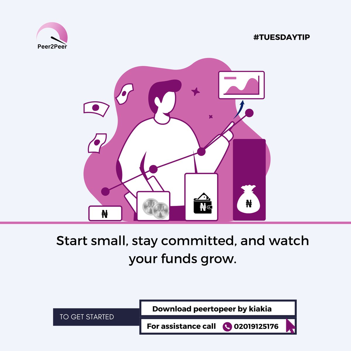 P2p_kiakia's tweet photo. Consistency is Key!
#tuesdaytip #p2plending #kiakiap2p #colending https://t.co/XwHWsXUTMy