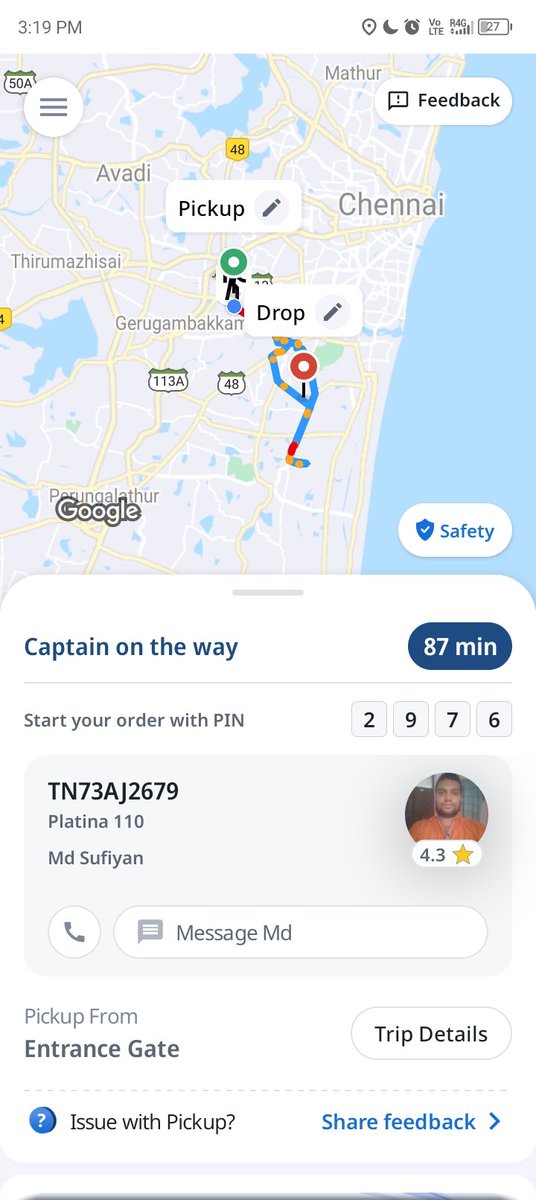 utsavsjc's tweet photo. Should I wait or let it go? @rapidobikeapp 😭😅 https://t.co/4rsg0HJEGs
