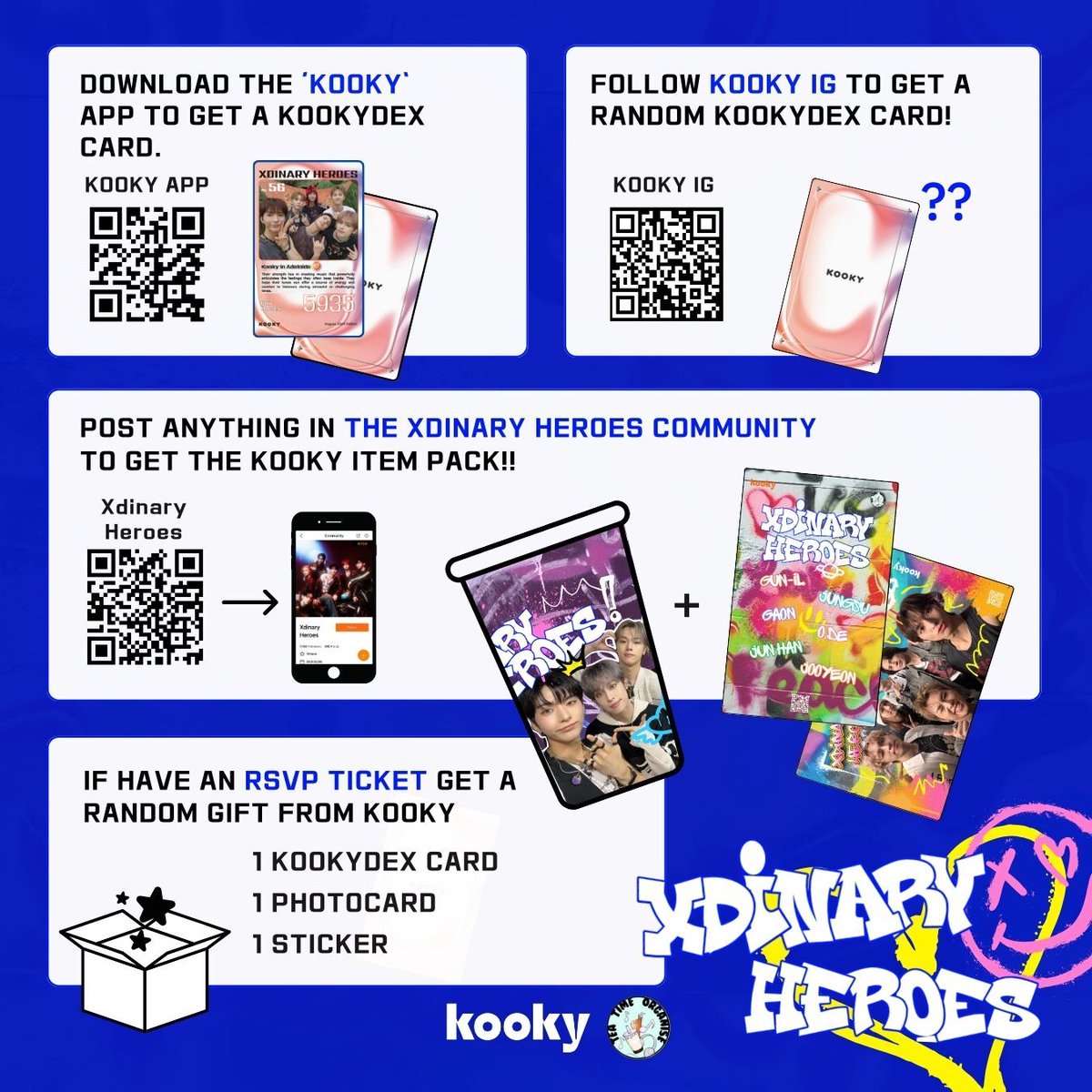 🎁#Kooky_XdinaryHeroes_Day -  Adelaide!
In partnership with <a href="/teatimeorganise/">Tea Time Organise ~ Adelaide Kpop Cupsleeves</a>  💖

🎸 RSVP FOR MORE FREEBIES 🎸
🔗kooky.io/product/106

📌 Be sure to follow the guidelines in the photo to maximize your experience! 

Event Information
📅  Aug 31st, 2024
📍Gong Cha
16 Rundle