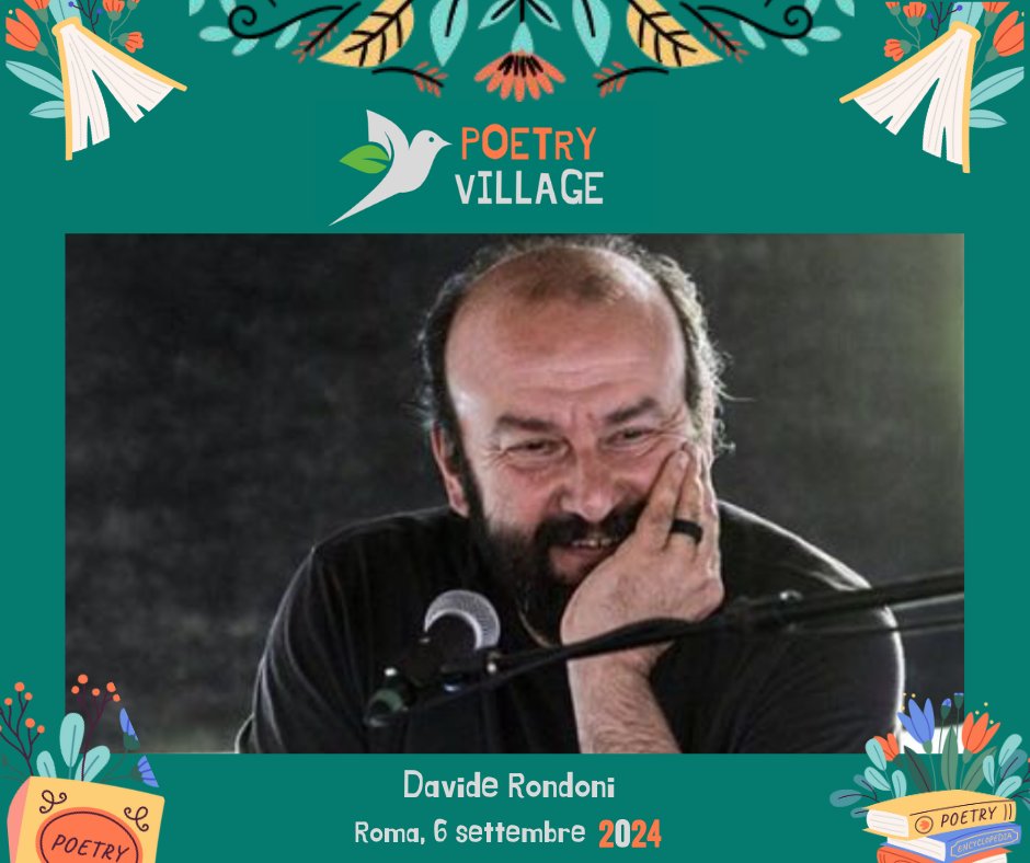 Sapereambiente (@sapereambiente) on Twitter photo Tra gli ospiti del Poetry Village 2024 ci sarà Davide Rondoni, #poeta, drammaturgo, autore di saggi e romanzi.
Rondoni dialogherà con la direttrice artistica del Poetry Village, Asia Vaudo, sul proprio libro “Cos’è la natura? Chiedetelo ai poeti”
👉+39 3714634125
<a href="/Daviderond/">Davide Rondoni</a> Tra gli ospiti del Poetry Village 2024 ci sarà Davide Rondoni, #poeta, drammaturgo, autore di saggi e romanzi.
Rondoni dialogherà con la direttrice artistica del Poetry Village, Asia Vaudo, sul proprio libro “Cos’è la natura? Chiedetelo ai poeti”
👉+39 3714634125
<a href="/Daviderond/">Davide Rondoni</a>