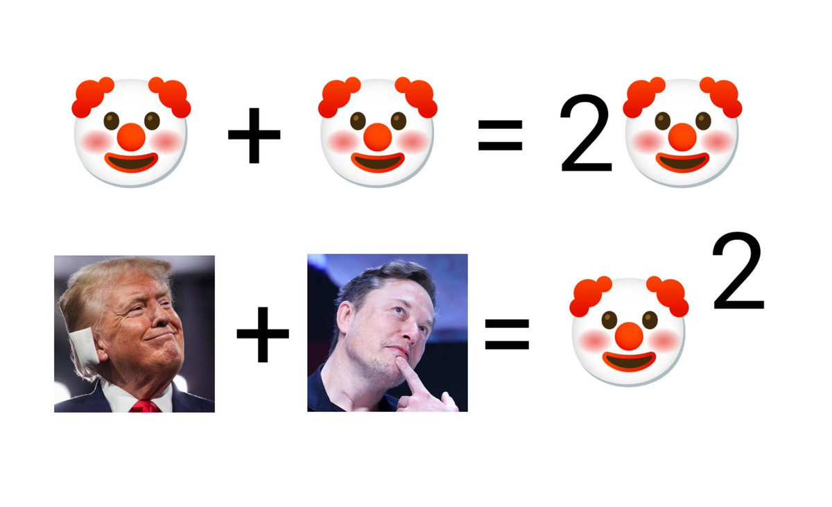 maya10995's tweet photo. 😂😂😂😂
#ElonMusk 
#ELONTRUMP 
#elontrumpspaces 
#Weirdos https://t.co/4EACtyAMY4