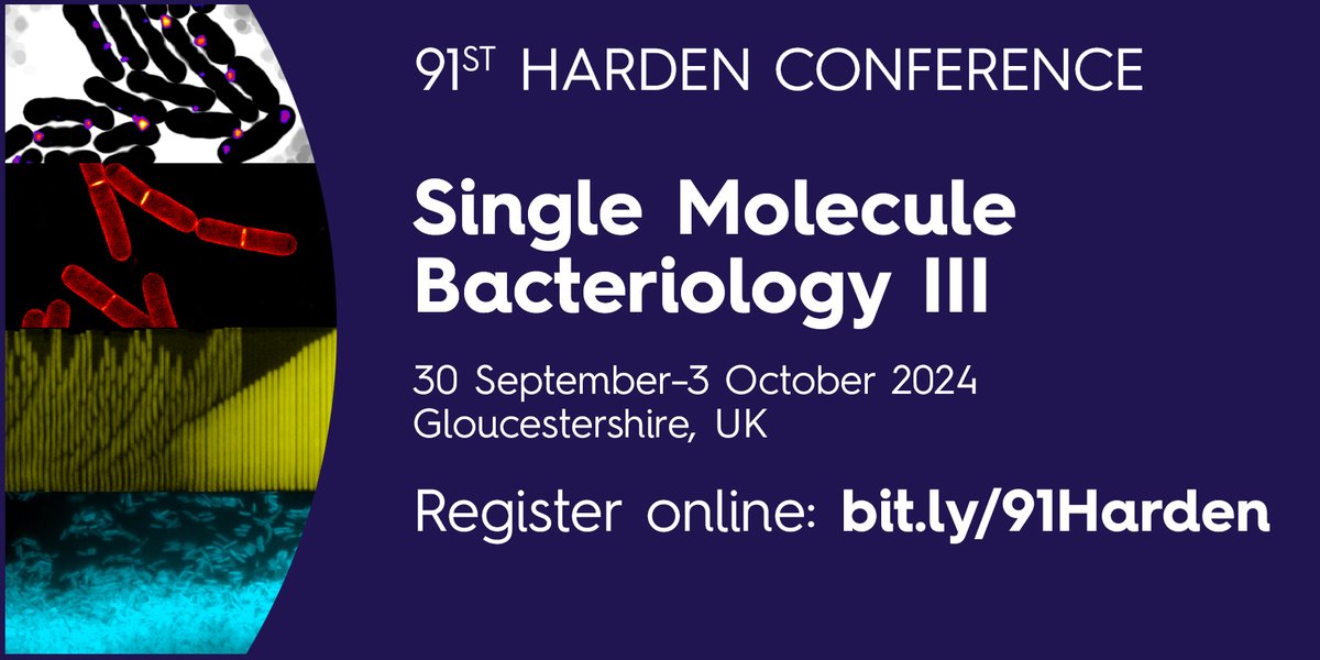 Have you registered for the 91st Harden Conference? This meeting will showcase exciting developments into structural studies using super-resolution imaging, machine-learning approaches applicable to bacteria and more! Register now: 

eventsforce.net/biochemsoc/fro…