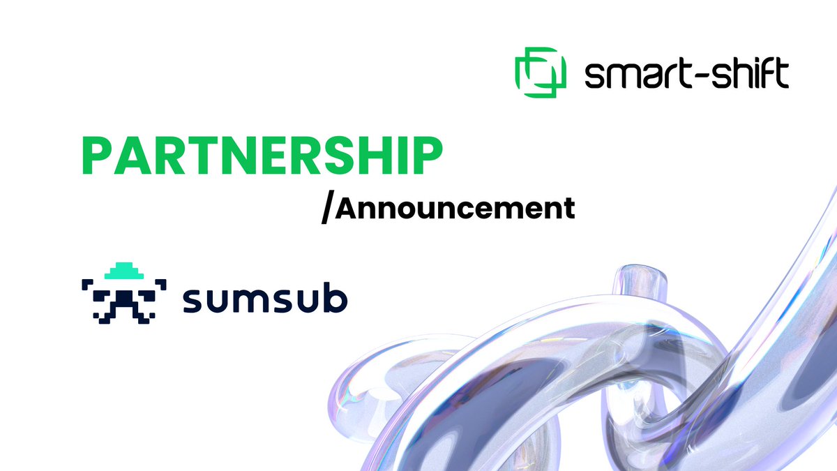 🚀 <a href="/smart__shift/">smart-shift</a> is now partnered with <a href="/Sumsubcom/">Sumsub</a>! 🎉

Expert guidance in tokenomics, liquidity, and compliance meets top-tier security.

What’s in it for you?

🔹 Fraud Prevention 
🔹 Compliance 
🔹 Lower Costs 
🔹 Fast Verification