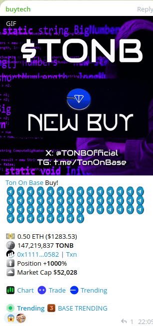 $TONB CTO tweet media