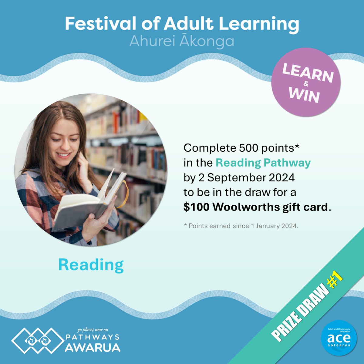 #festivalofadultlearning #pathwaysawarua #learnersuccess #LearnAndWin <a href="/ACE_Aotearoa/">ACE Aotearoa</a>