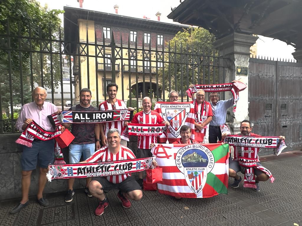 La agrupación de peñas de la zona internacional <a href="/AthleticClub/">Athletic Club</a> celebra este jueves el día de las peñas internacionales! 🌎 

Peñas de todo el mundo se juntaran a comer y asistirán al #Athletic vs #Getafe.

Sydney (Australia), La Habana (Cuba), Boise (USA), Toulouse (Francia),
