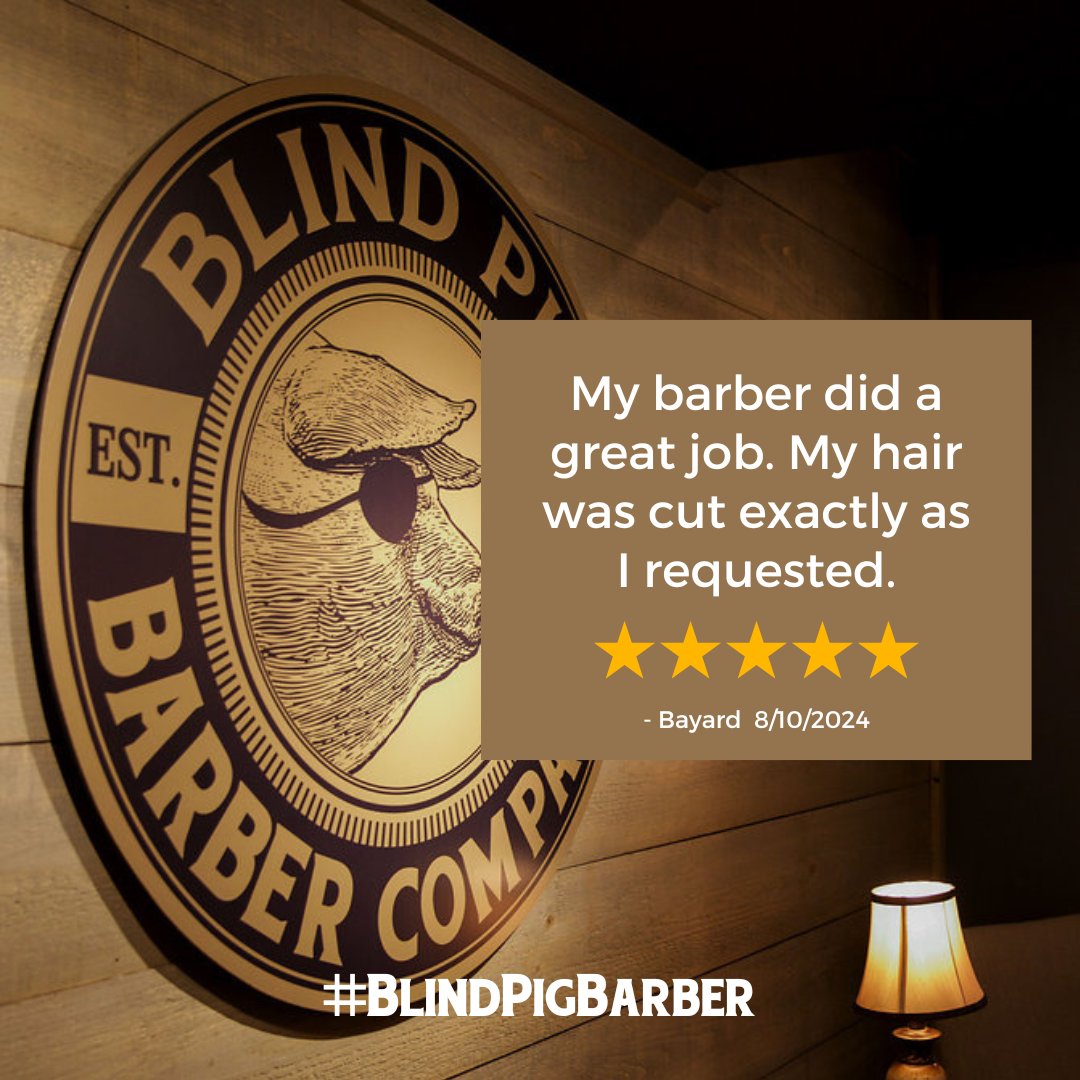 BlindPigBarber's tweet image. When you want your haircut done as requested, schedule an appointment on our website or call 207-536-4772. Walk-in welcome when available.

#satisfiedclient #barber #barbershop #blindpigbarber